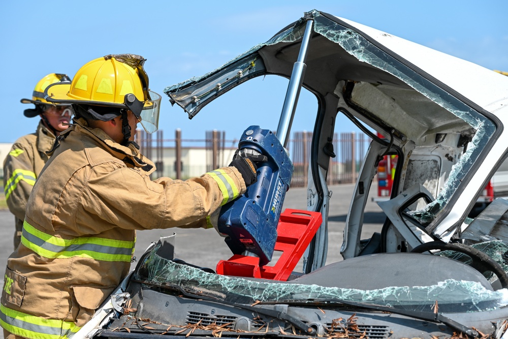 105th Fire Department Conducts Training in Azores