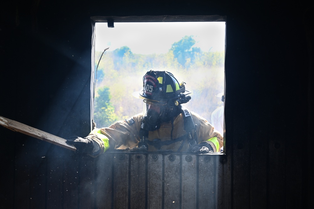 105th Fire Department Conducts Training in Azores