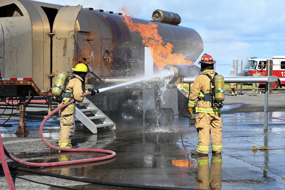 105th Fire Department Conducts Training in Azores