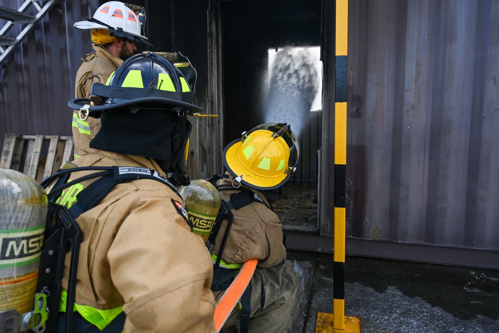 105th Fire Department Conducts Training in Azores