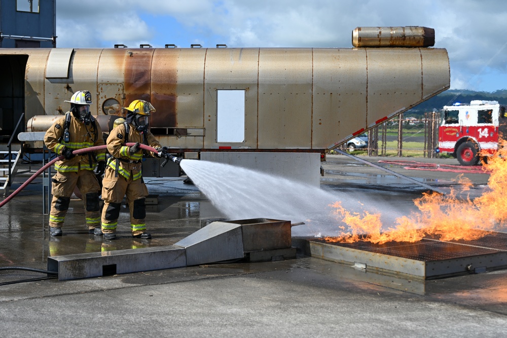 105th Fire Department Conducts Training in Azores