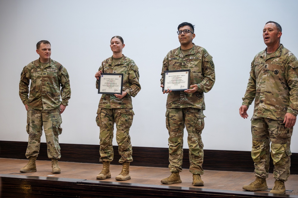 Shamrock brigade recognizes achievement and advancement