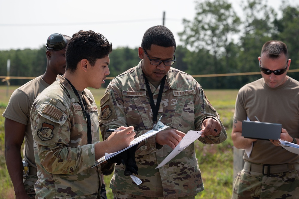 Air National Guardsmen participate in cargo, personnel mobilization training