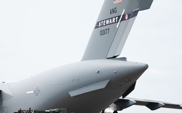 Air National Guardsmen participate in cargo, personnel mobilization training