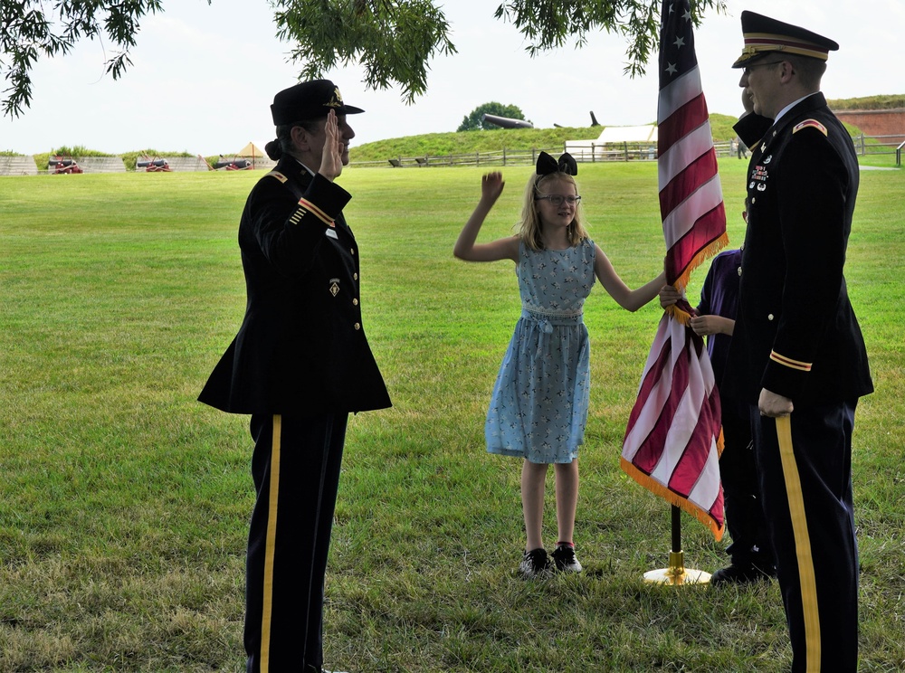 U.S. Army Corps of Engineers, Baltimore District, Lieutenant Colonel Mark W. Pollak promoted at Fort McHenry National Monument and Historic Shrine