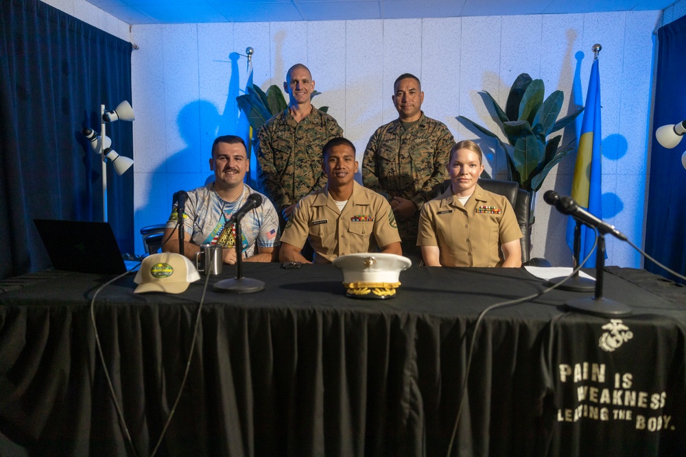 Koa Moana 24: Koa Moana Leadership and Marine Corps Recruiters Perform Local Radio Interview