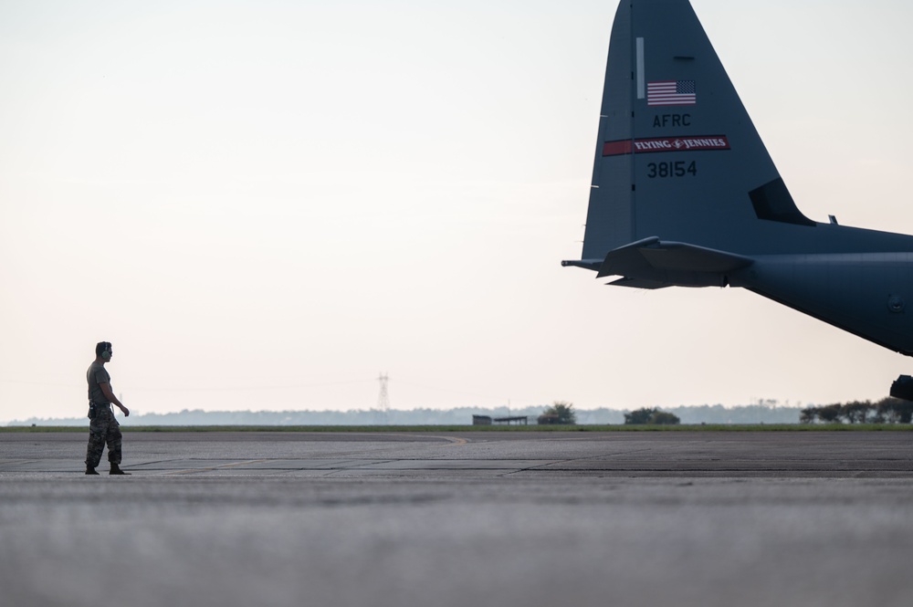 815th Airlift Squadron drops container delivery system