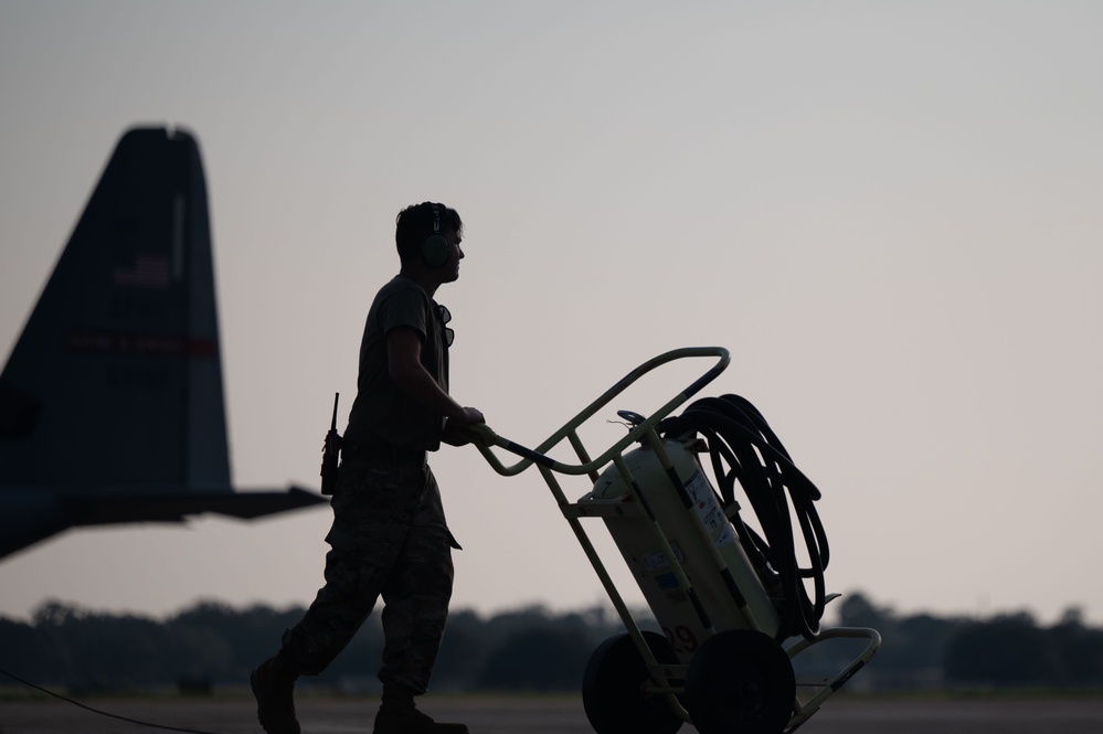 815th Airlift Squadron drops container delivery system