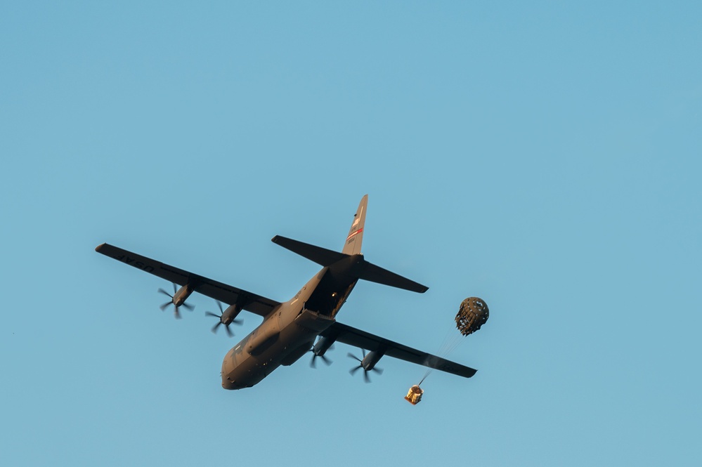 815th Airlift Squadron drops container delivery system