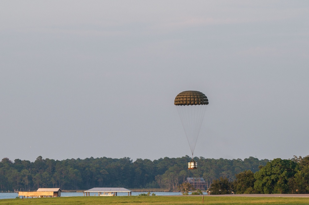 815th Airlift Squadron drops container delivery system