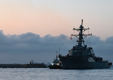 USS Laboon arrives at NAVSTA Rota
