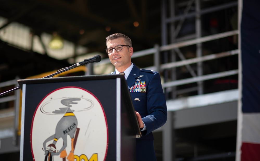 304th Rescue Squadron Welcomes New Commander