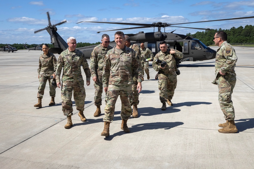 Distinguished visitors observe Vigilant Guard 24 – NJ