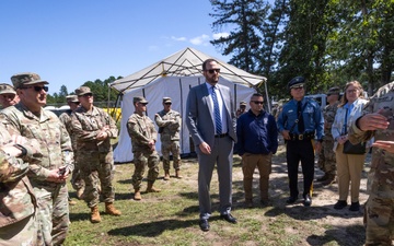 Distinguished visitors observe Vigilant Guard 24 – NJ