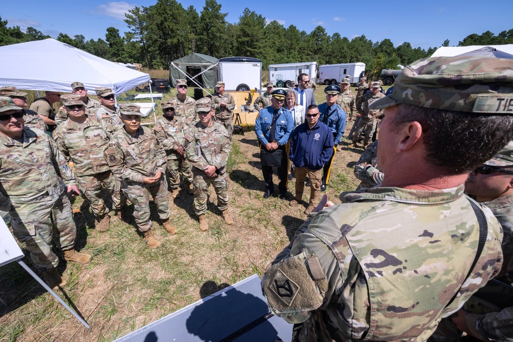 Distinguished visitors observe Vigilant Guard 24 – NJ