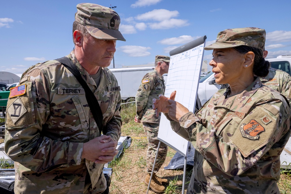 Distinguished visitors observe Vigilant Guard 24 – NJ