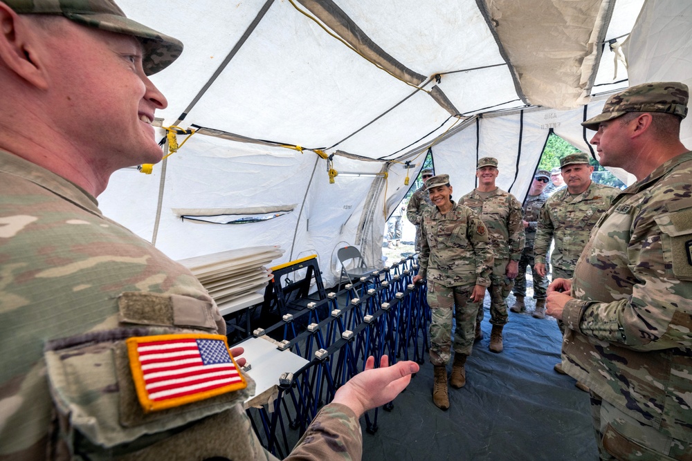 Distinguished visitors observe Vigilant Guard 24 – NJ