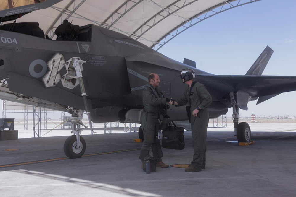 Marine Operational Test and Evaluation Squadron conduct joint aircraft maintenance training with British Royal Air Force Squadron