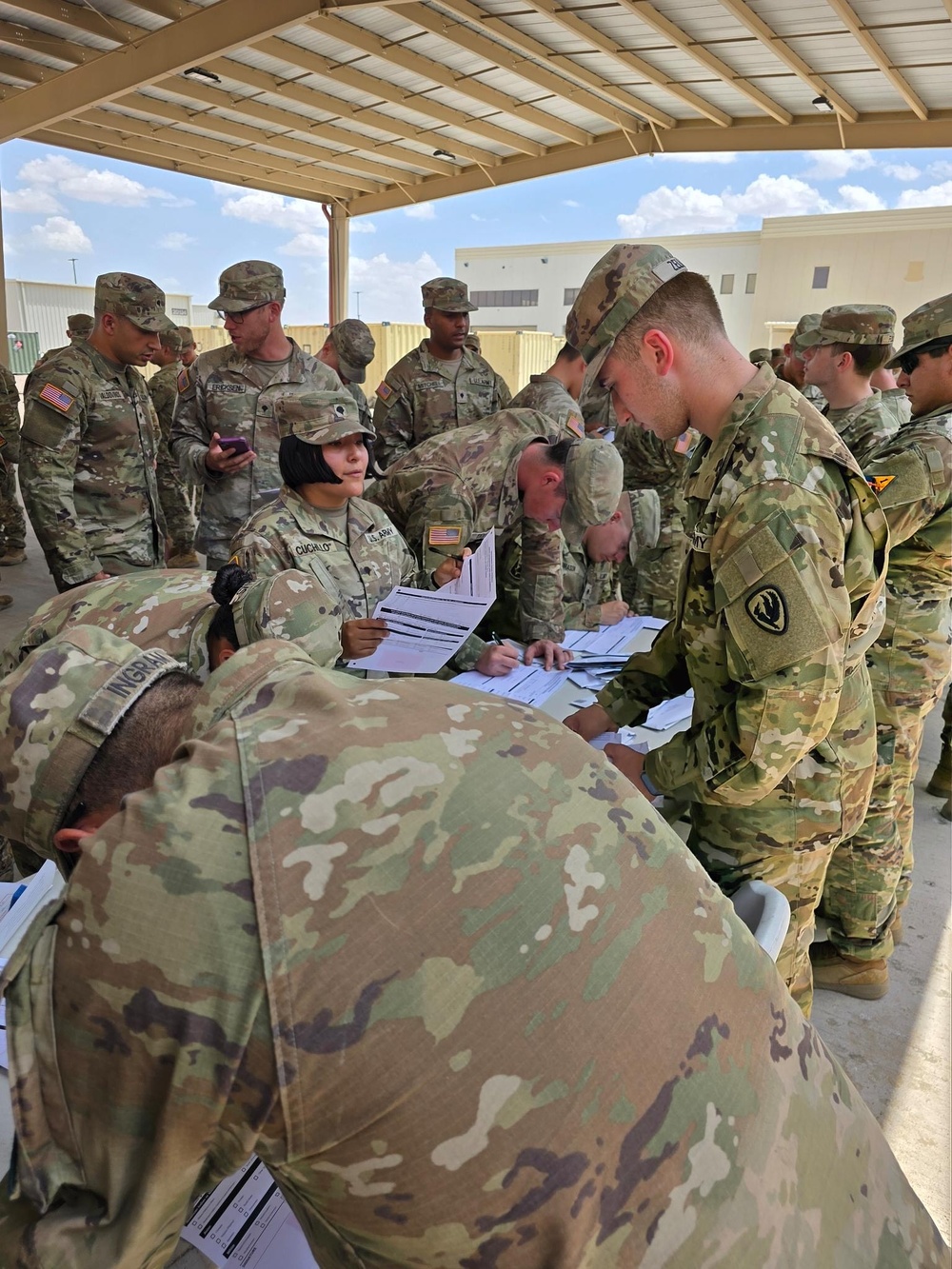 Flight School Students Helps Fort Bliss Bone Marrow Drive