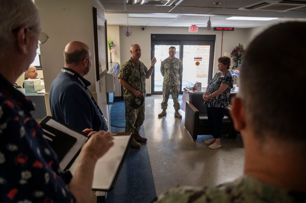 CNIC Visits Lakeside Naval Support Facility