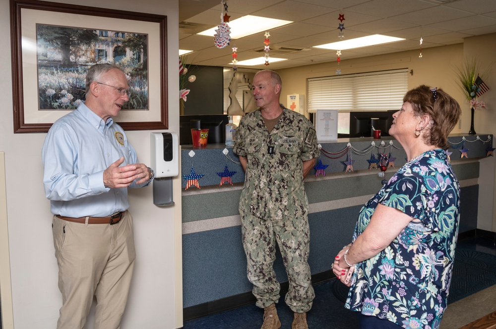 CNIC Visits Lakeside Naval Support Facility