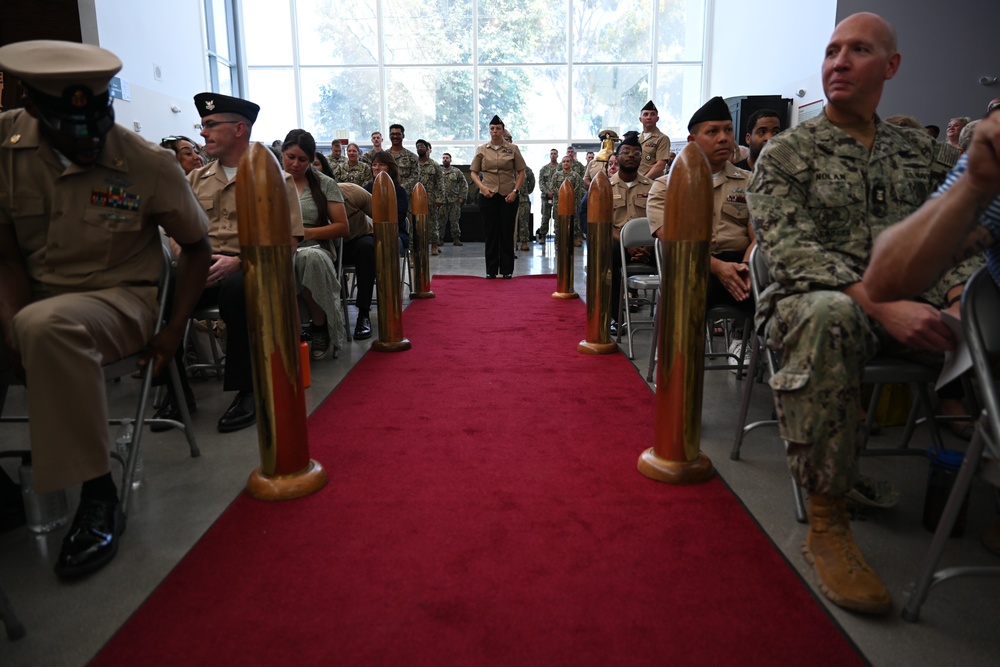 Petty Officer First Class Becky Floria retires after 20 years of faithful service.