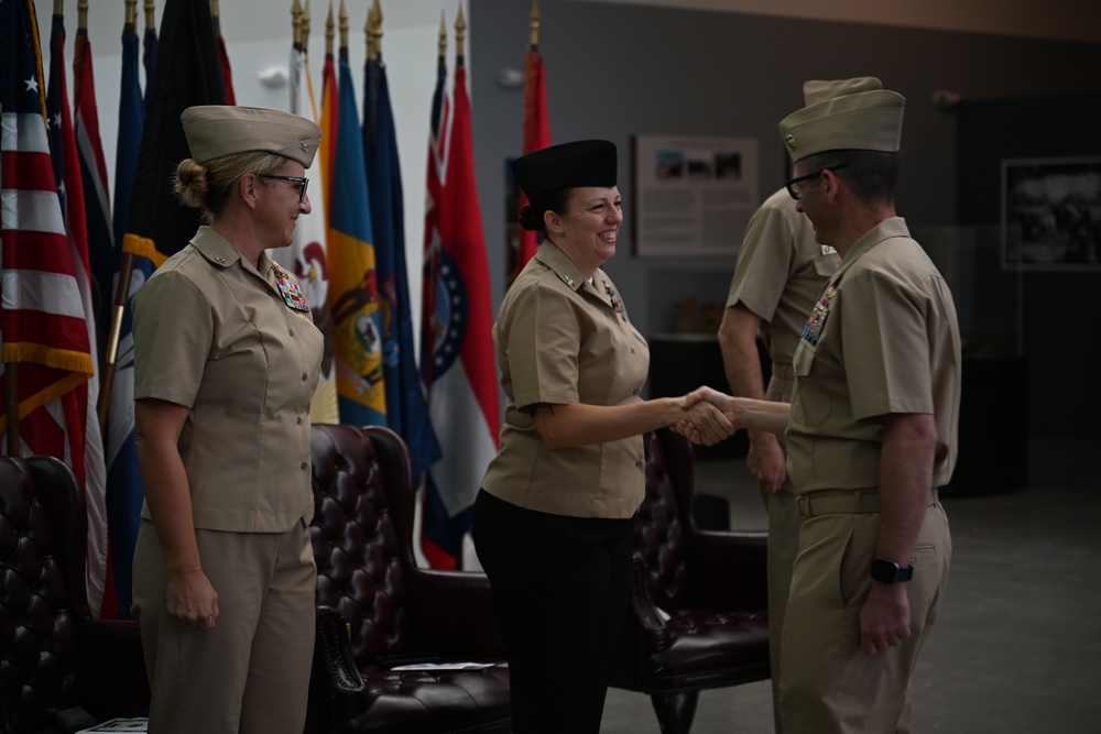 Petty Officer First Class Becky Floria retires after 20 years of faithful service