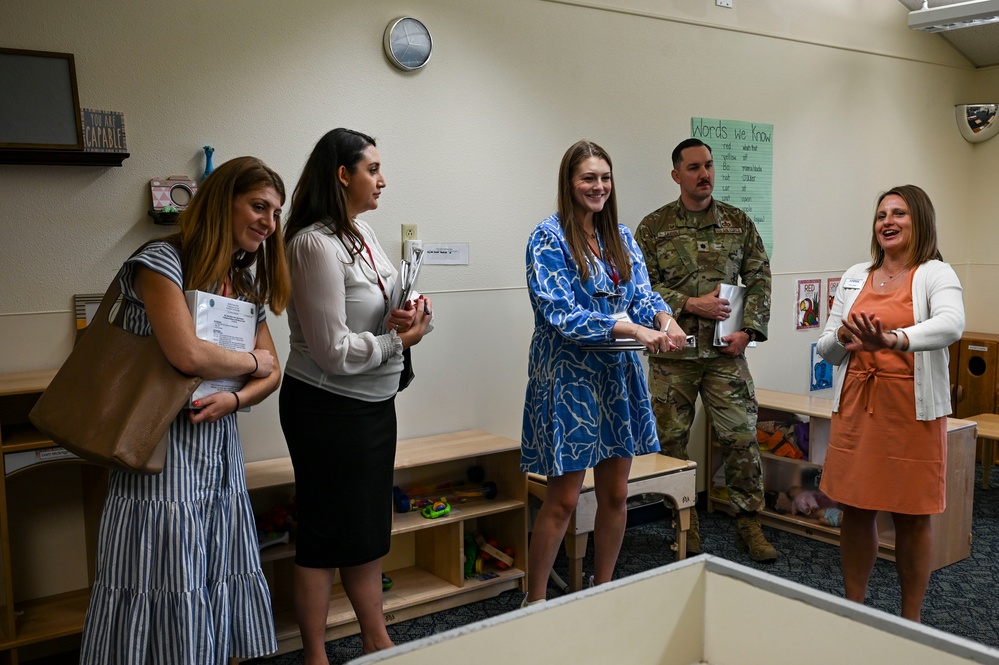 U.S. Sen. Patty Murray's staffers tour Fairchild
