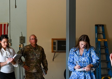 U.S. Sen. Patty Murray's staffers tour Fairchild