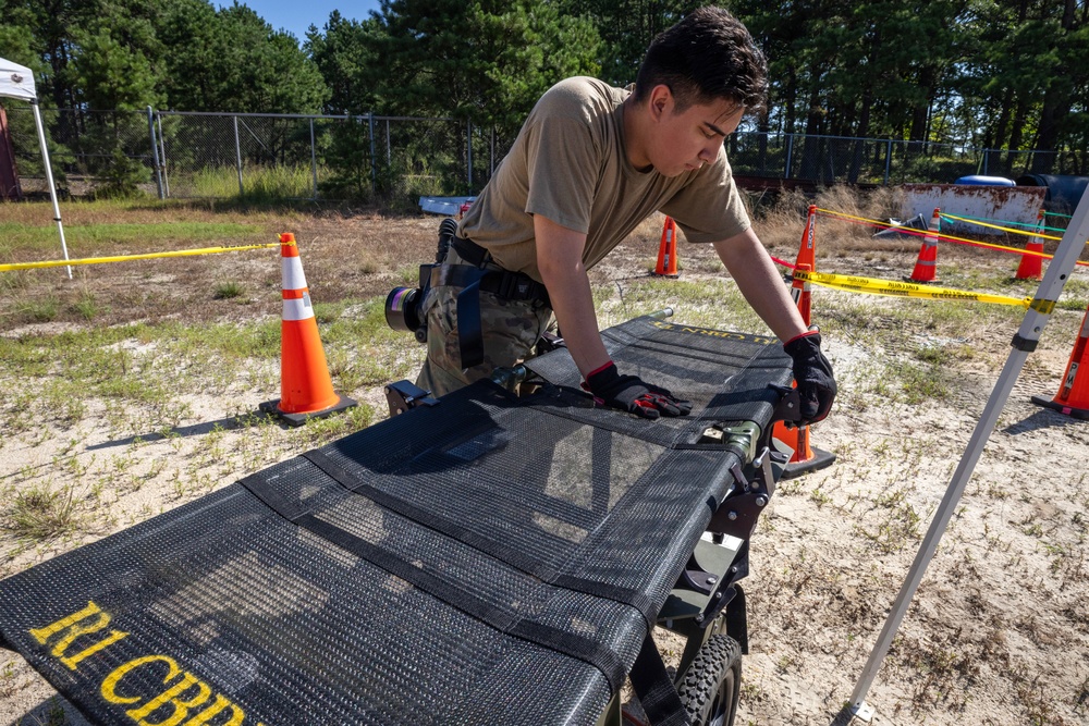 Vigilant Guard 24 – NJ Decon Line setup