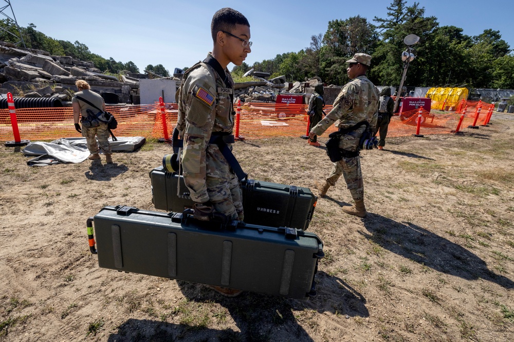 Vigilant Guard 24 – NJ Decon Line setup