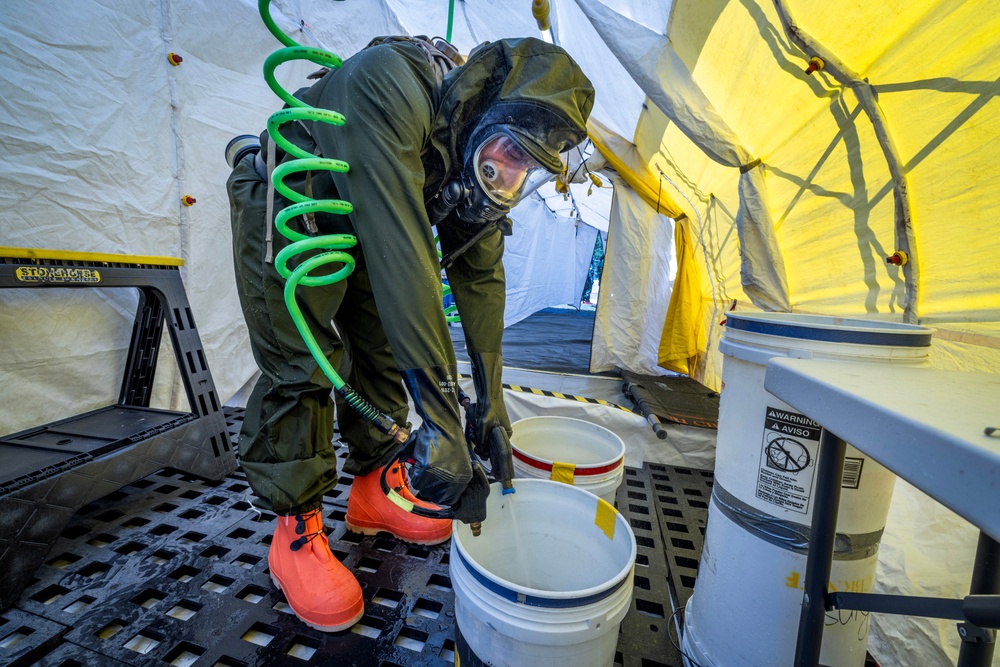 Vigilant Guard 24 – NJ Decon Line setup