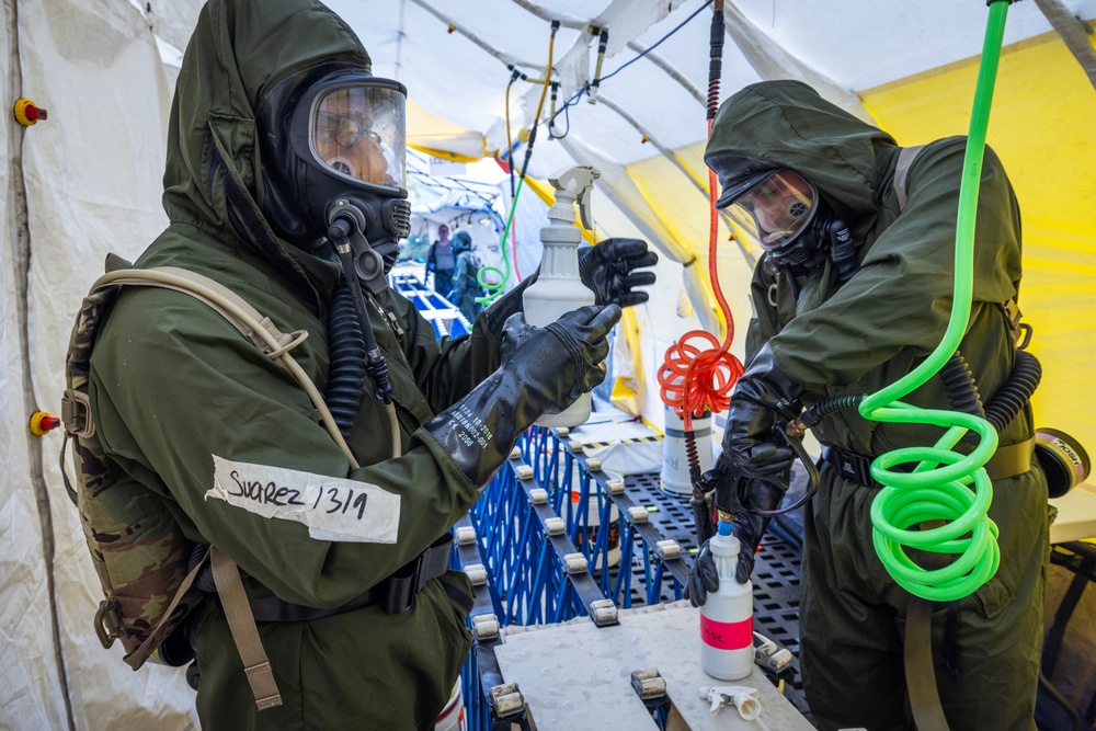 Vigilant Guard 24 – NJ Decon Line setup