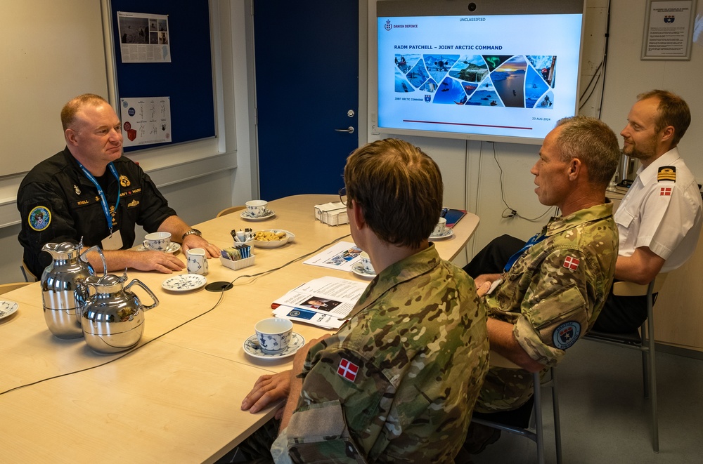 U.S. Second Fleet's Vice Commander Visits Joint Arctic Command