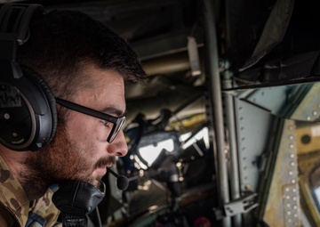 93rd Air Refueling Squadron refuels F-35's assigned to the 388th Fighter Wing