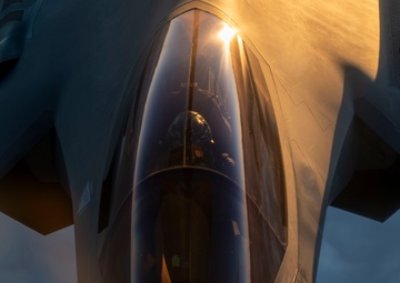 93rd Air Refueling Squadron refuels F-35's assigned to the 388th Fighter Wing