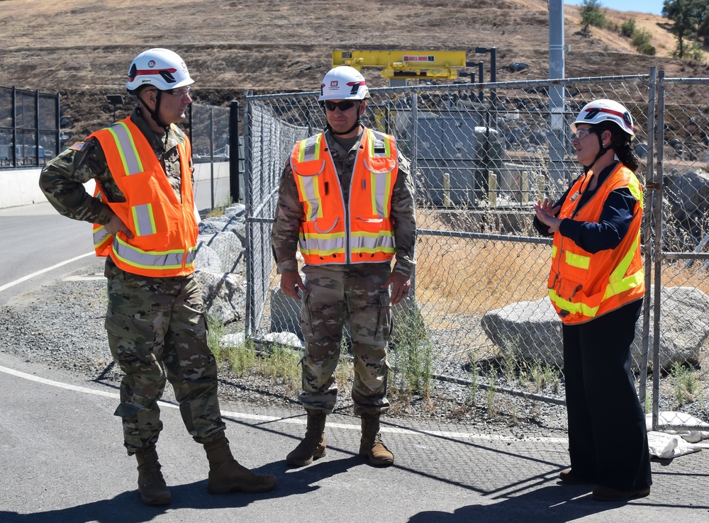 Maj. Gen. William H. Graham visits Folsom Dam