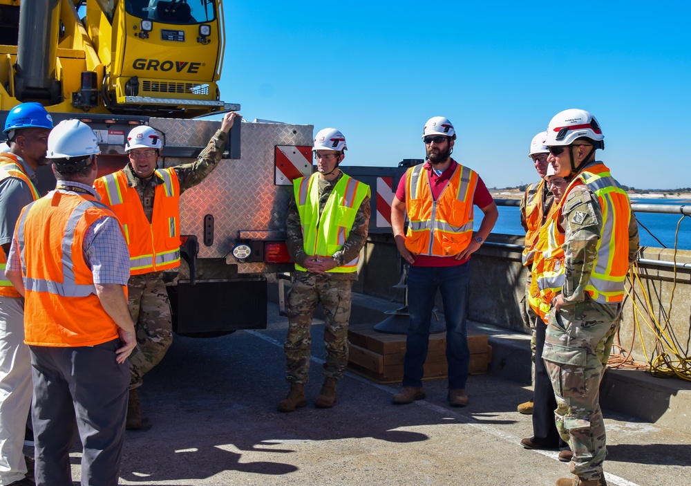 Maj. Gen. William H. Graham visits Folsom Dam