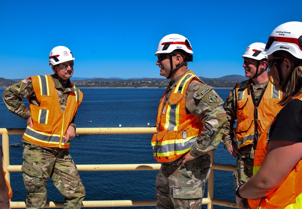 Maj. Gen. William H. Graham visits Folsom Dam
