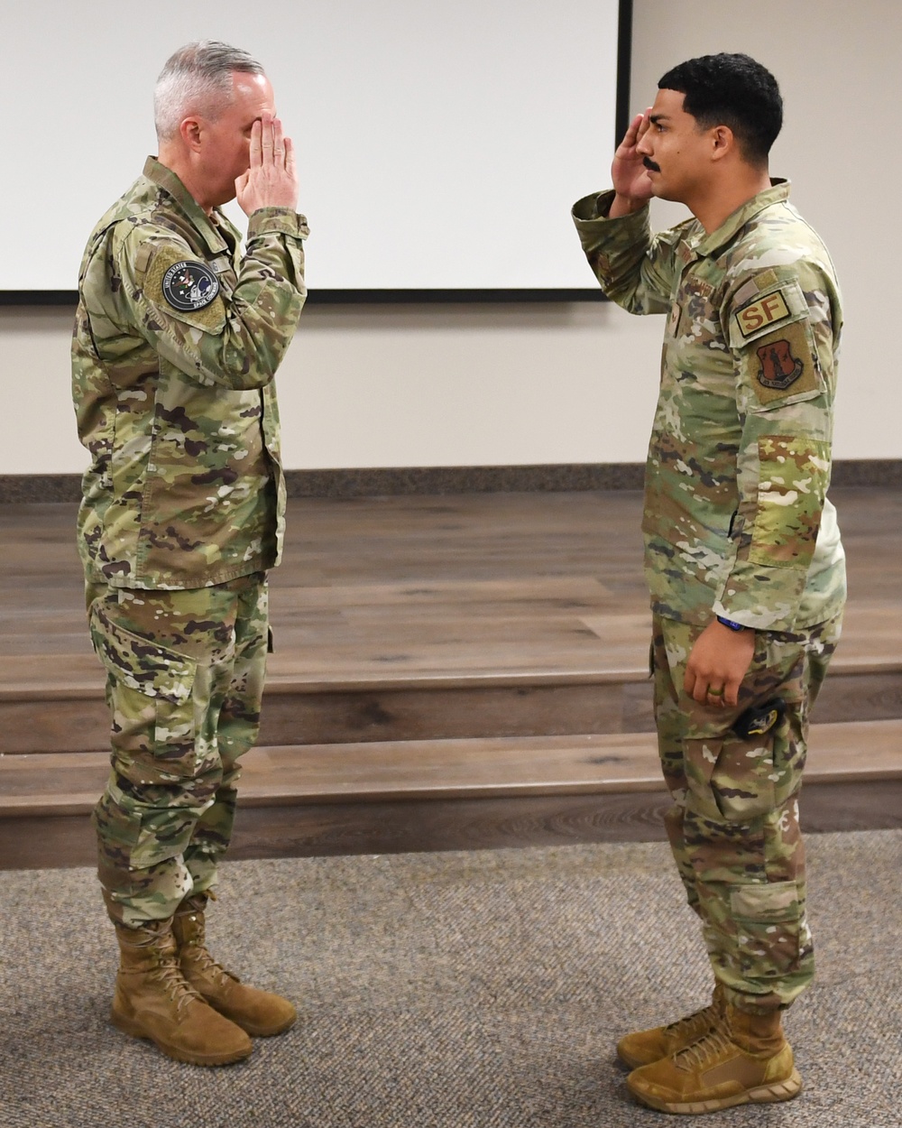 U.S. Space Command Commander visits Ellington Field