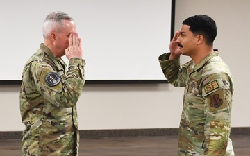 U.S. Space Command Commander visits Ellington Field