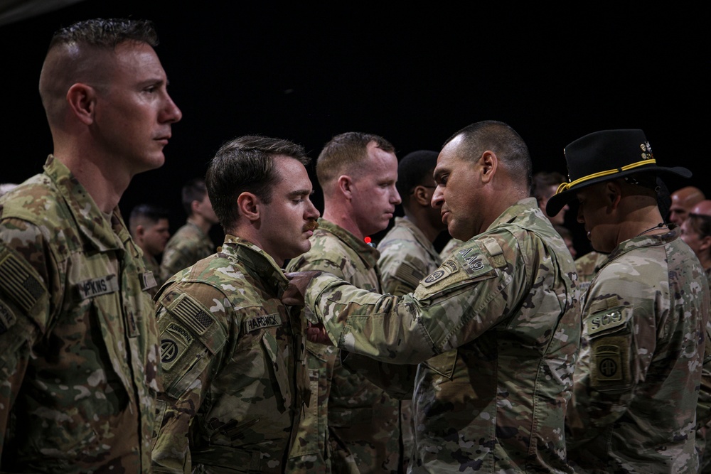 82nd Combat Aviation receives Combat Action Badges