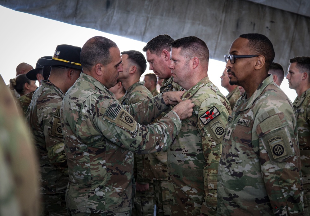 82nd Combat Aviation receives Combat Action Badges