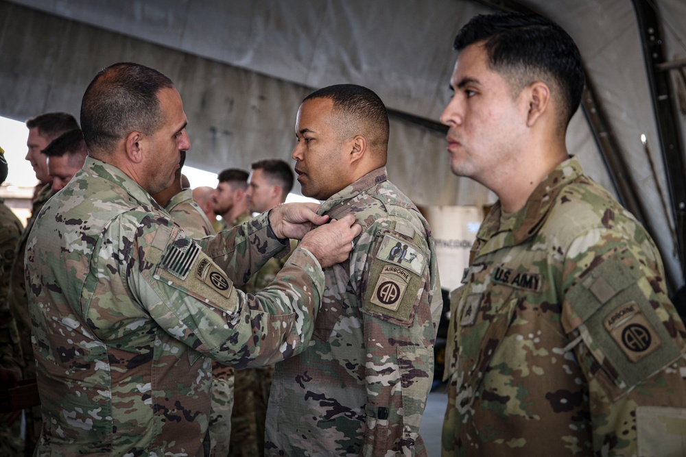 82nd Combat Aviation receives Combat Action Badges