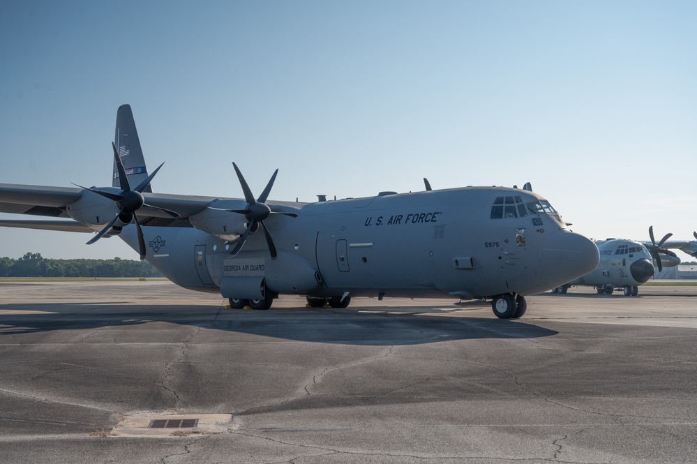 Photo of Savannah Air National Guard C-130 at Robins Air Force Base