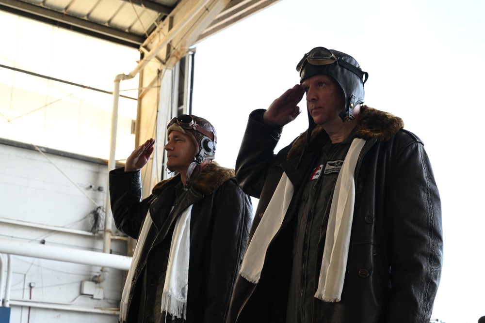 Coast Guard holds Enlisted Ancient Albatross change of watch ceremony at Air Station Clearwater