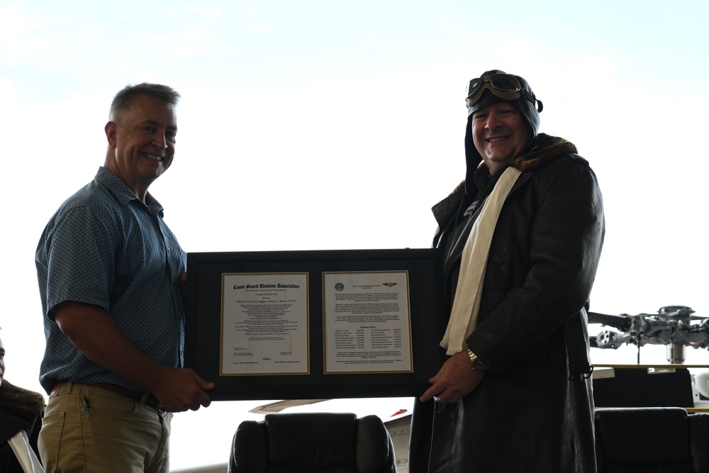 Coast Guard holds Enlisted Ancient Albatross change of watch ceremony at Air Station Clearwater