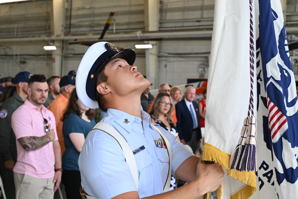 Coast Guard holds Enlisted Ancient Albatross change of watch ceremony at Air Station Clearwater