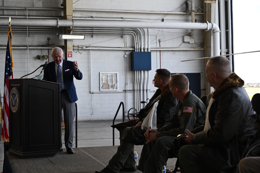 Coast Guard holds Enlisted Ancient Albatross change of watch ceremony at Air Station Clearwater