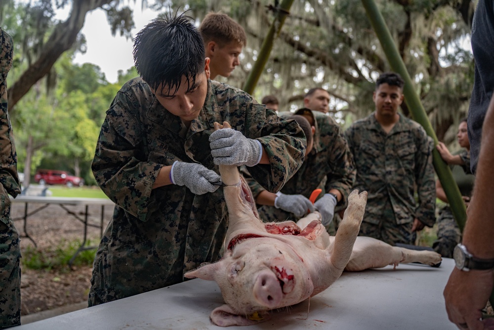 Combat Engineers practice 21st Century Foraging